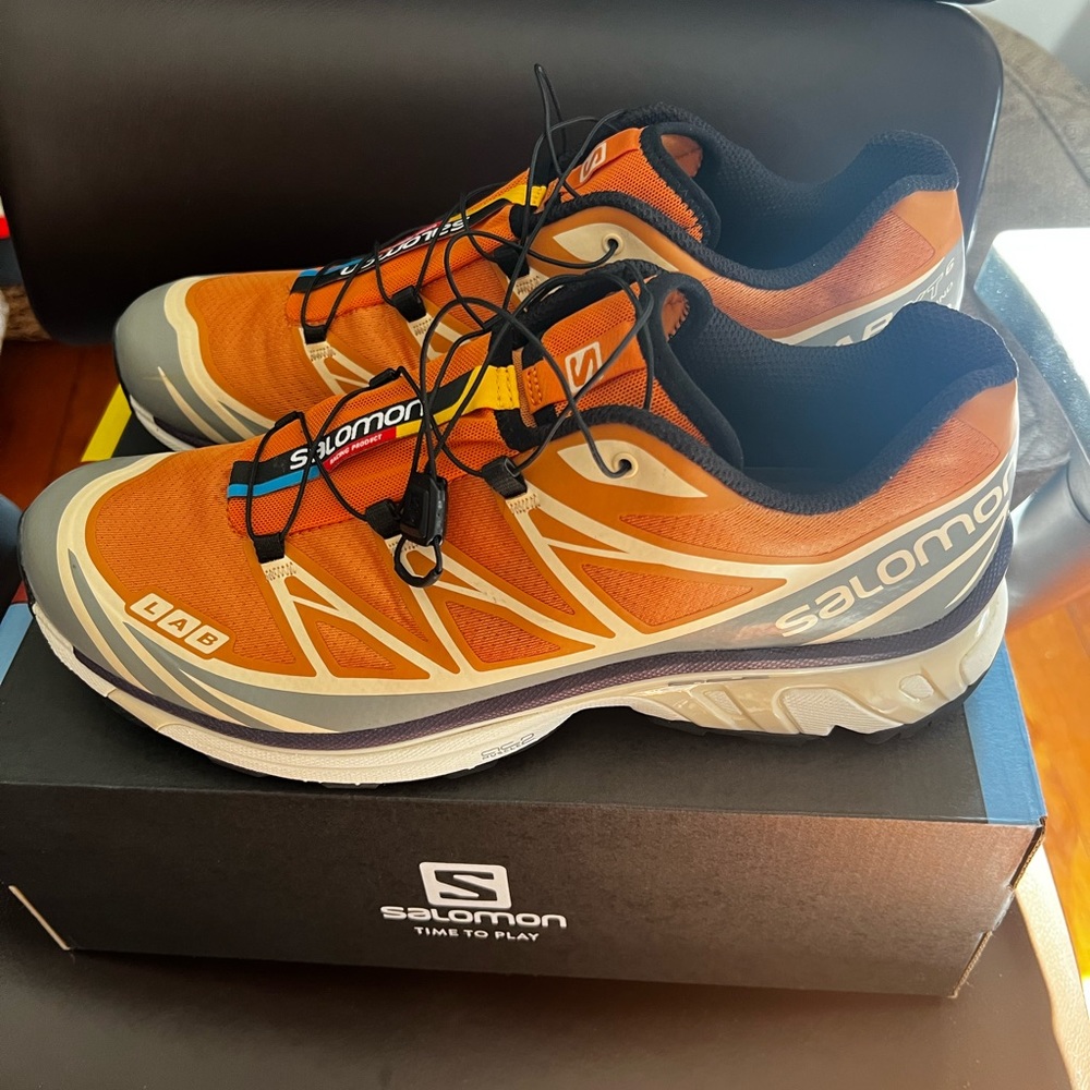 Salomon XT-6 in Apricot Buff, Size 12 Men’s